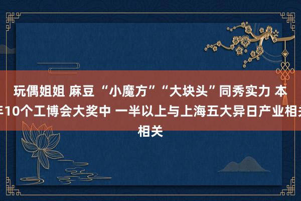 玩偶姐姐 麻豆 “小魔方”“大块头”同秀实力 本年10个工博会大奖中 一半以上与上海五大异日产业相关